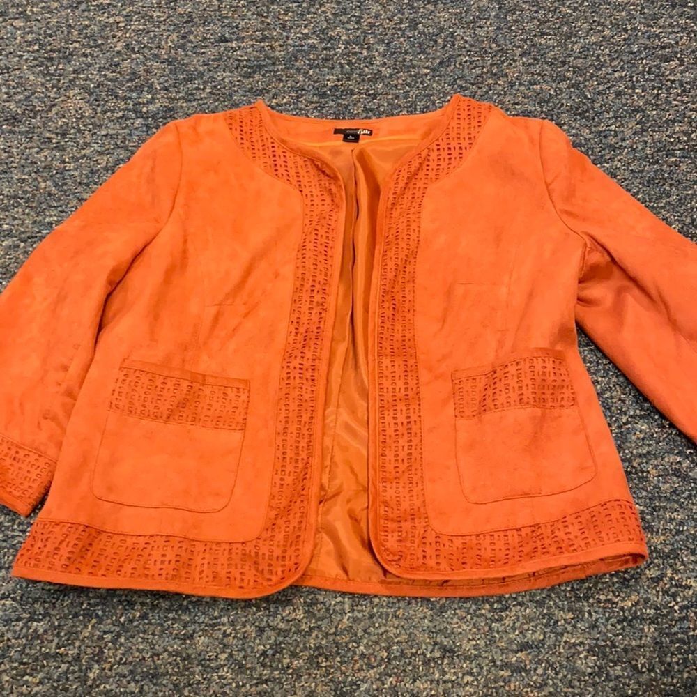 East 5th faux suede blazer sz. L